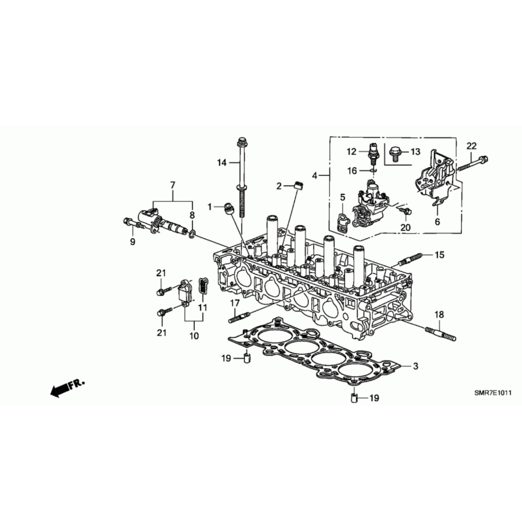 【明水自動車】 HONDA 原廠部品 CIVIC FN2 TYPE R 2007-11 汽缸床 汽缸床墊片