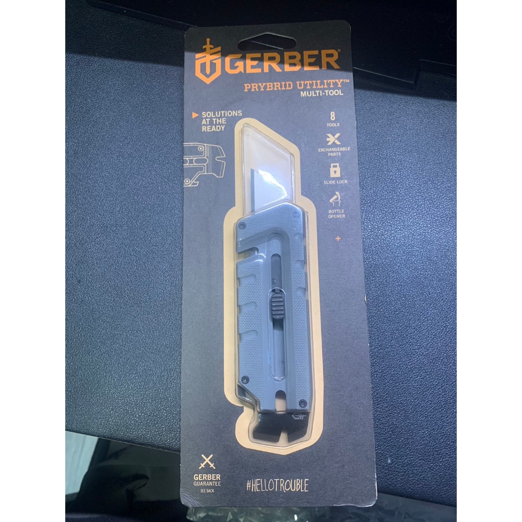Gerber Gear Prybrid Utility八合一多功能美工刀 灰色