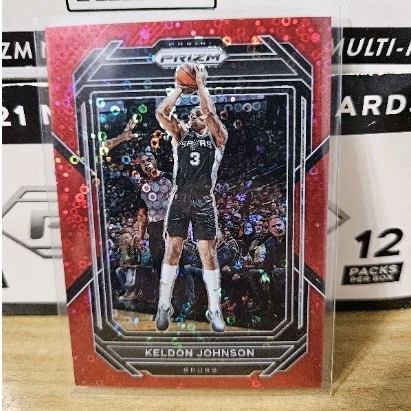 NBA球員卡 Panini Prizm Keldon Johnson 限量100 034/100 籃球卡