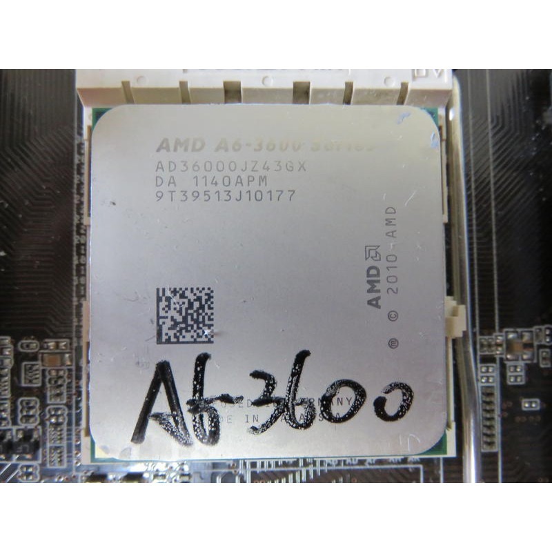 C.AMD Socket FM1 CPU-AD3600OJZ43GX 65W 四核 64 bit  直購價80