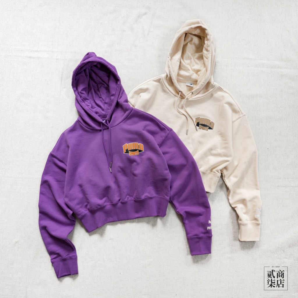 貳柒商店) Puma P.Team Fanbase 女款 短版 帽T 吳卓源 厚棉 62434687 62434650