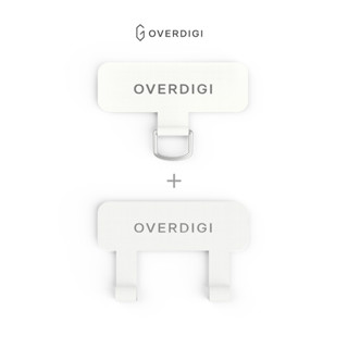 OVERDIGI 超薄0.4mm手機殼掛繩墊片-單環＋雙環二入套組