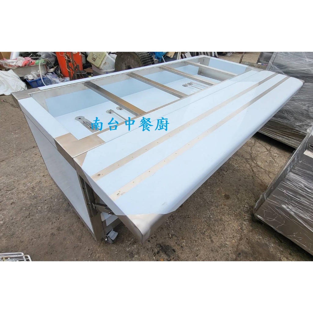 【南台中餐廚設備】5深盤電力式配膳台 電壓220V 179*66*80（無吧台）