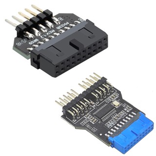 USB3.0 轉 USB2.0 機殼19針轉主機板9針 機殼前置 轉接線 19Pin轉9Pin 無線網絡卡藍芽線可用