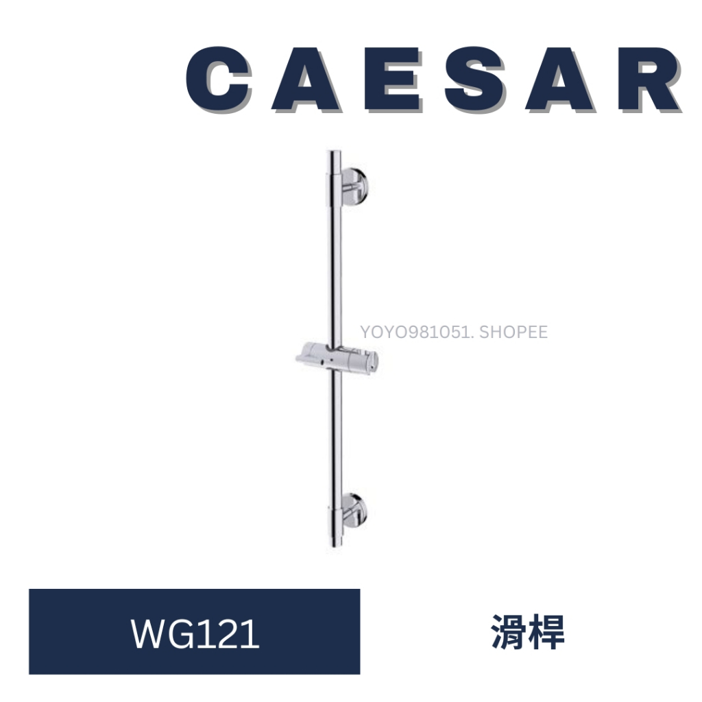 caesar 凱撒 WG121  滑桿 伸降桿 蓮蓬頭架  蓮蓬頭 淋浴龍頭 WG121B