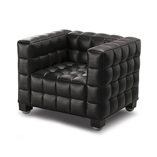 約瑟夫·奧夫曼 設計 Kubus Armchair 酷布斯 方格沙發 全牛皮 單人 複刻版 SO003-1