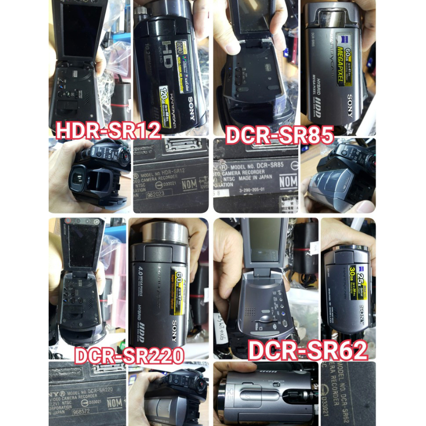 SONY SR7 SR12 SR62 SR85 SR100 SR220 CX560V MG275 DV零件機 攝影機報帳