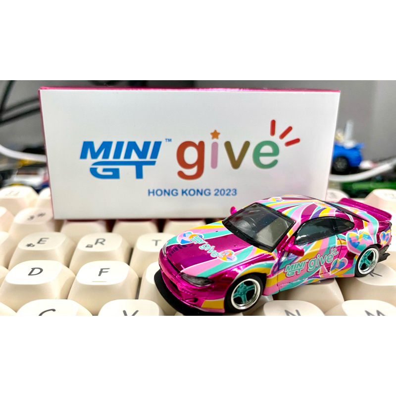 Mini GT 2023 慈善拍賣 電鍍粉S15 限量1200台