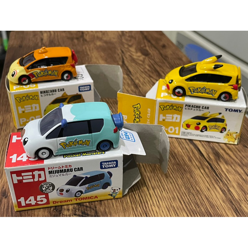 TOMICA  多美 神奇寶貝 寶可夢 POLEMON P-01 P-05 NO145 皮卡丘 火焰侯 舊藍標