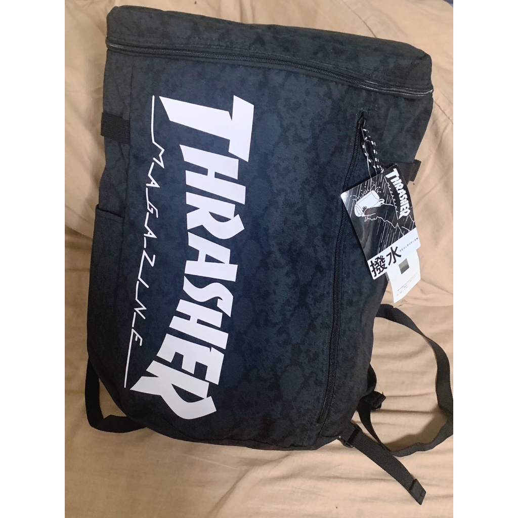 🔥日版 Thrasher 防潑水  廂型可上掀後背包25L