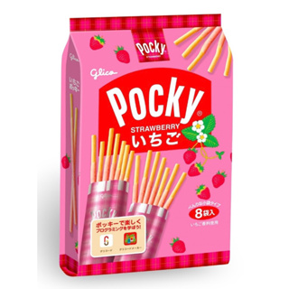 日本 Glico 格力高 Pocky 百琪 草莓風味餅乾棒