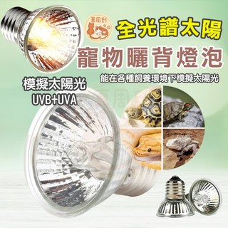 全光譜燈泡 曬背燈泡 爬蟲燈泡 烏龜曬背燈 爬蟲加熱燈 陸龜燈 曬背燈 寵物保暖燈泡 uva uvb 爬蟲曬背燈 曬背
