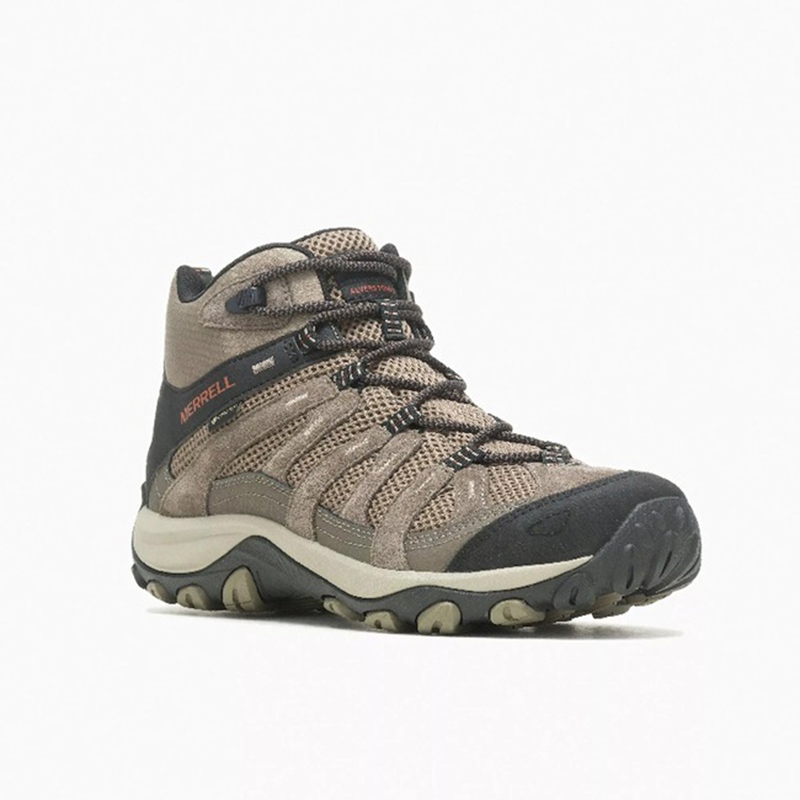 【MERRELL 美國】男 ALVERSTONE 2 MID GORE-TEX 中筒登山鞋 深褐 ML036917 越野