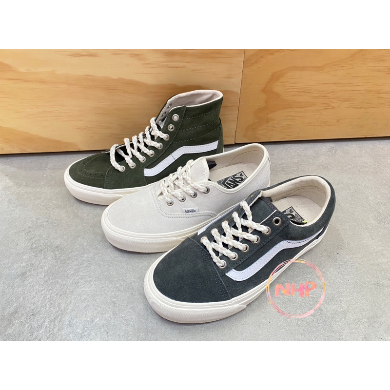 Vans old skool sk8 hi authentic VR3 灰色 米白 麂皮 休閒 復古運動