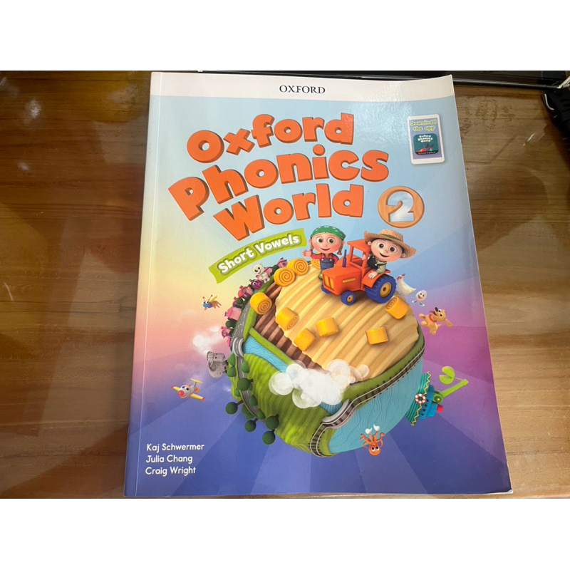 全新Oxford phonics world 2有存放痕跡，不介意再購買！英語教材