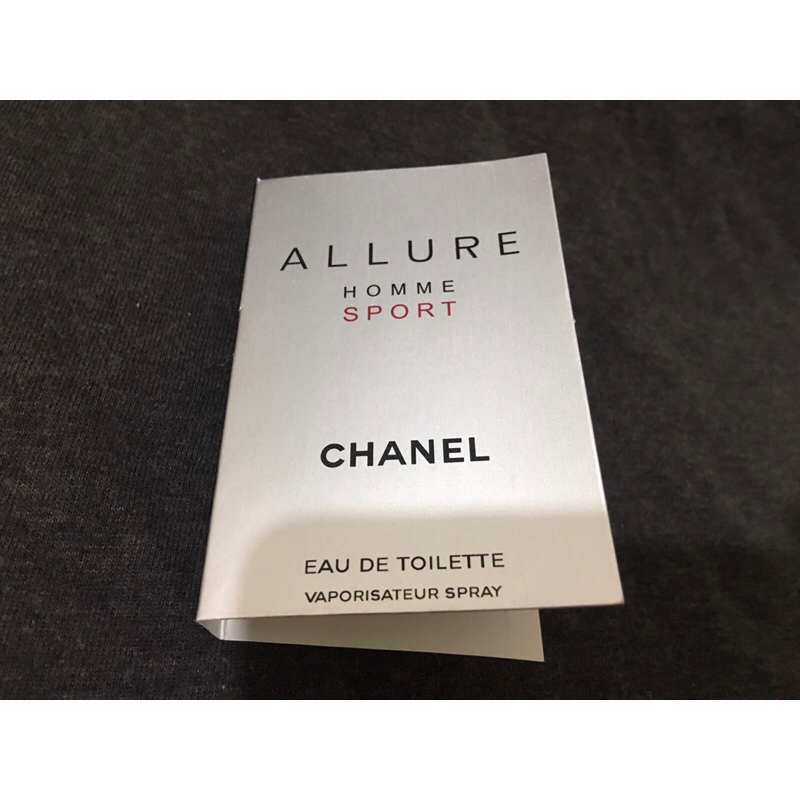 Chanel Allure Homme Sport 香奈兒傾城之魅運動男性淡香水原廠噴式試管2ml