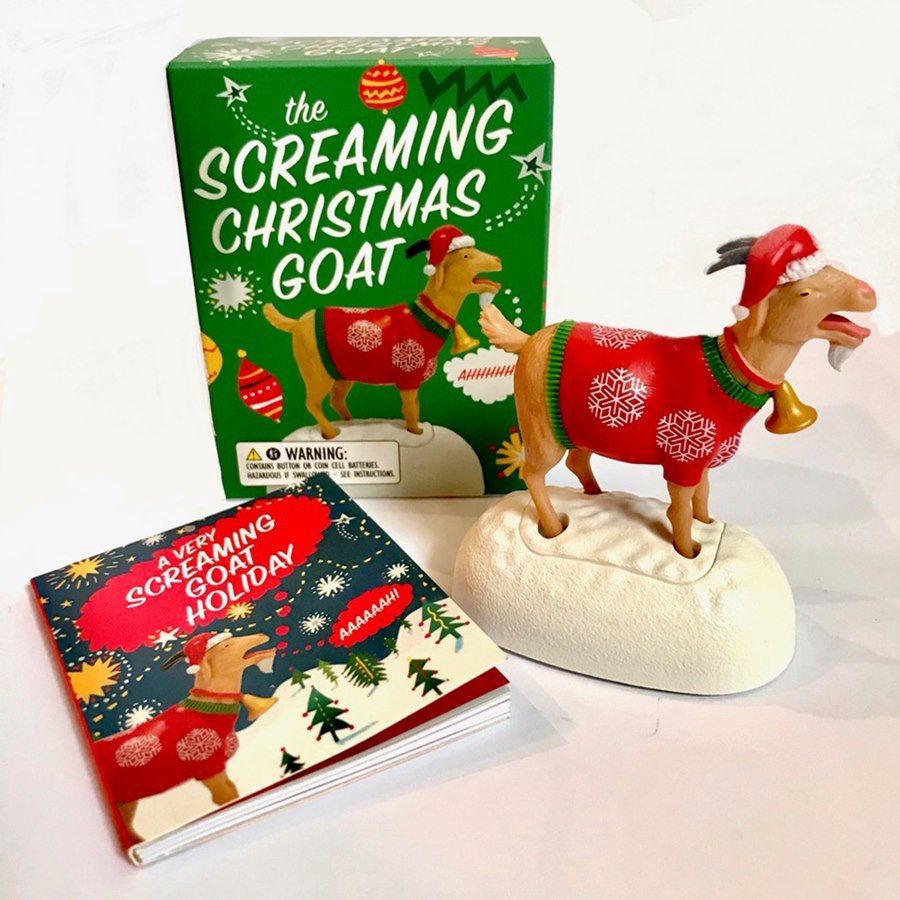 現貨 The screaming Christmas goat 尖叫山羊聖誕版