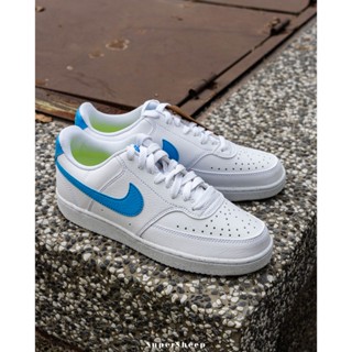 Nike Court Vision Low 小白鞋 女款 白藍 DH3158-107