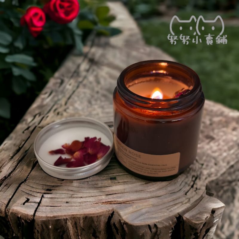 《泰國Soap Opera》手工植粹精油-100%純大豆蠟香氛蠟燭(木質燭芯)-花園玫瑰