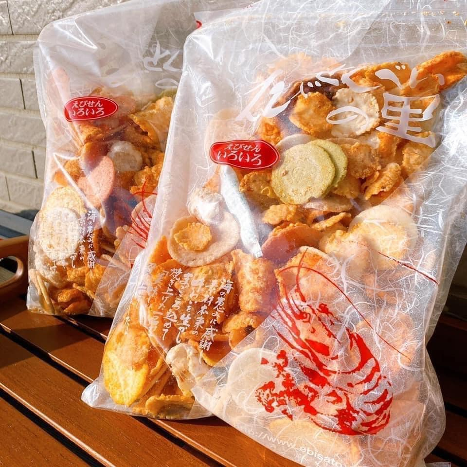 吃不膩的日本名古屋老店［綜合蝦片］過年必備#蝦餅#日本代購#現貨#大包裝280G