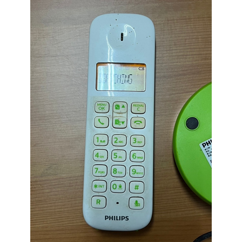 二手舊品 Philips 飛利浦無線電話 D130
