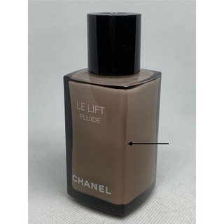 CHANEL香奈兒3.5-DA醇萃彈力緊緻乳TESTER 50ml(試用過剩餘量如圖箭頭處)