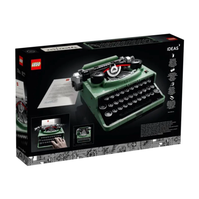 【積木樂園】樂高 LEGO 21327 IDEAS 系列 打字機Typewriter全新