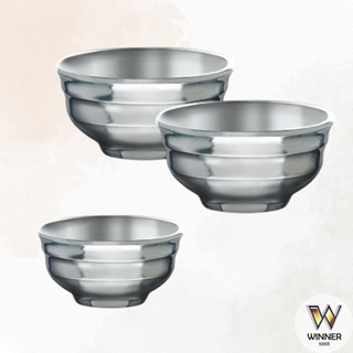 王樣專利日式碗【Winner】湯碗 飯碗 王樣碗 碗 日式碗 不鏽鋼碗 雙層碗 王樣專利碗 螺紋飯碗 兒童碗 螺紋碗