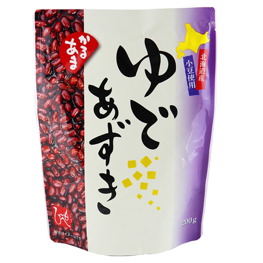 現貨+預購 日本北海道和風煮紅豆即食包/便利煮200g 北海道產紅豆湯+和風麻糬一只 好吃超值組（一包可煮兩～三碗）