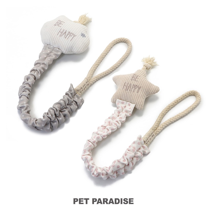 【PET PARADISE】寵物棉質繩結玩具[雲朵/星星] (41.5cm)｜PP 2024新款 狗狗繩結玩具 寵物玩具