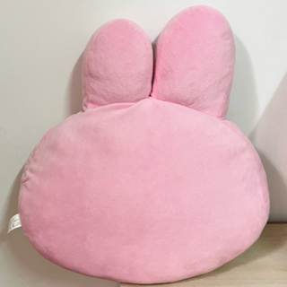 32*32粉紅色兔型表情柔軟抱枕