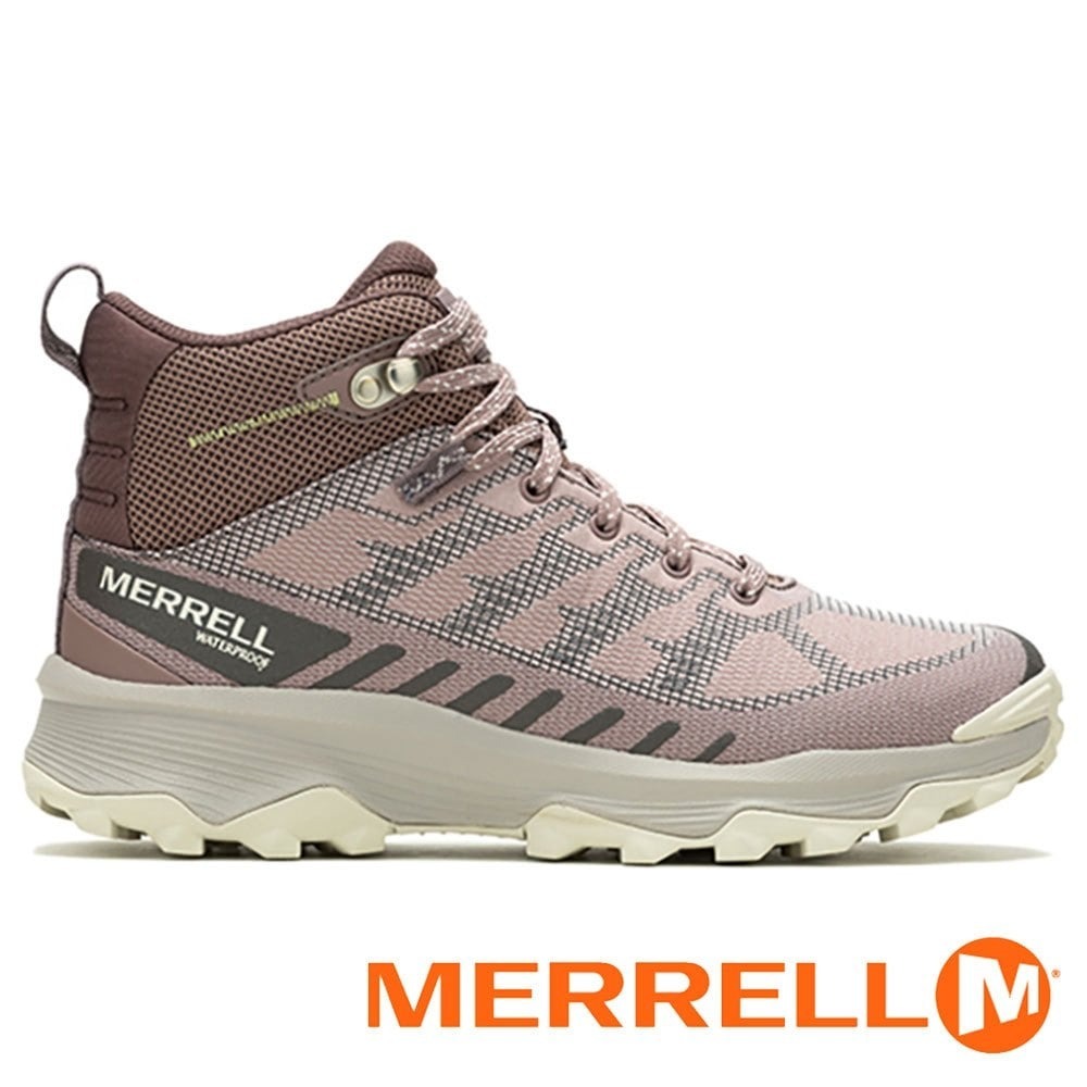 【MERRELL 美國】SPEED ECO WP女 中筒防水健行鞋『深藕』037866 多功能鞋.休閒鞋.登山鞋