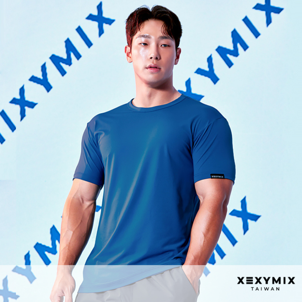XEXYMIX Ice Feather Muscle Fit 短袖上衣 XMMST05H2 健身 運動短袖 ST05H2