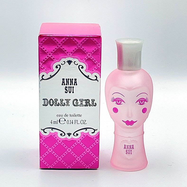 ANNA SUI 安娜蘇 Dolly Girl 粉紅 洋娃娃 紅色娃娃頭女性淡香水 4ML