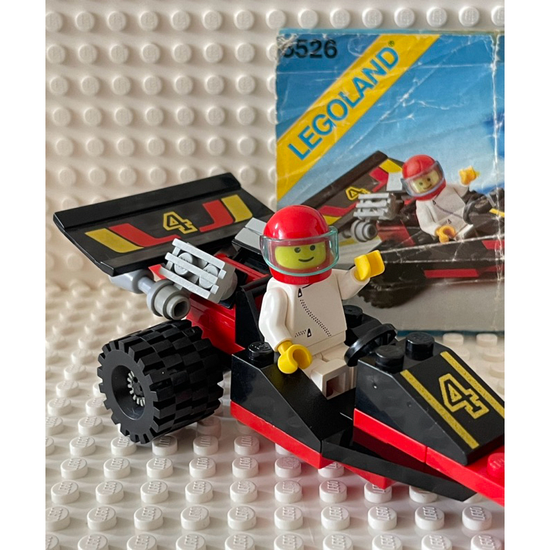 LEGO樂高 二手 絕版 城市系列 6526 賽車 方程式(含書有破損）