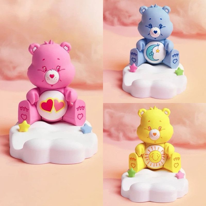 24HR出貨 ✨ 現貨 🐻 Care Bears 彩虹熊 🌈 愛心熊 💗 手機架 手機支架 雲朵 ☁️ 粉/藍/黃🩷💙💛