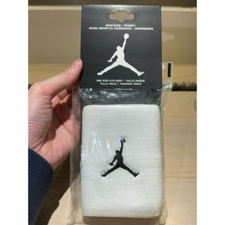 Nike Jordan Jumpman 單色吸汗護腕2入一組/白色