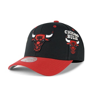 【Mitchell & Ness】NBA 芝加哥 公牛 多LOGO 經典黑 雙色 老帽【ANGEL NEW ERA】