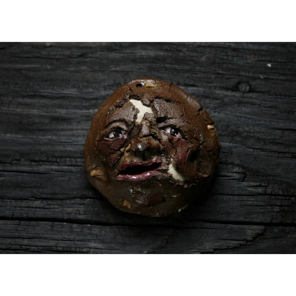 人面棉花糖巧克力餅乾 (直徑6.8cm 吊飾 香座) 021023