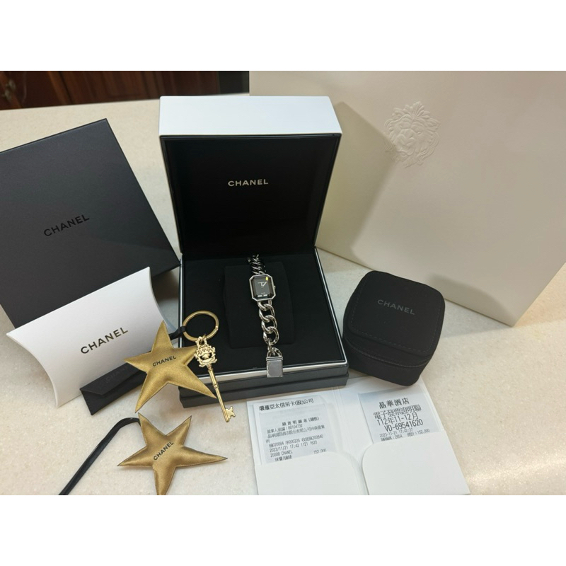 全新香奈兒chanel premiere手錶，瑞士原裝錶購於台北市晶華酒店