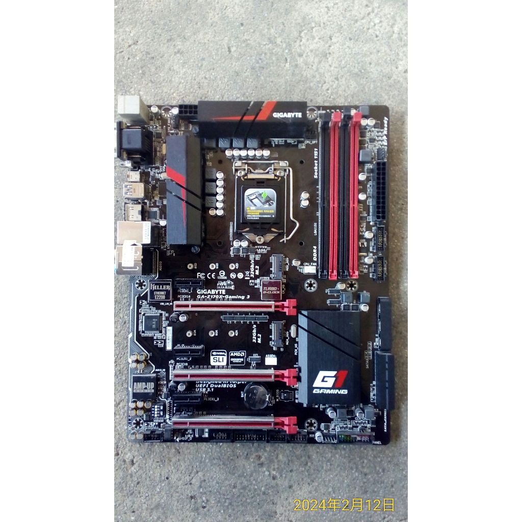 技嘉 GIGABYTE GA-Z170X-Gaming 3 LGA1151 主機板 良品