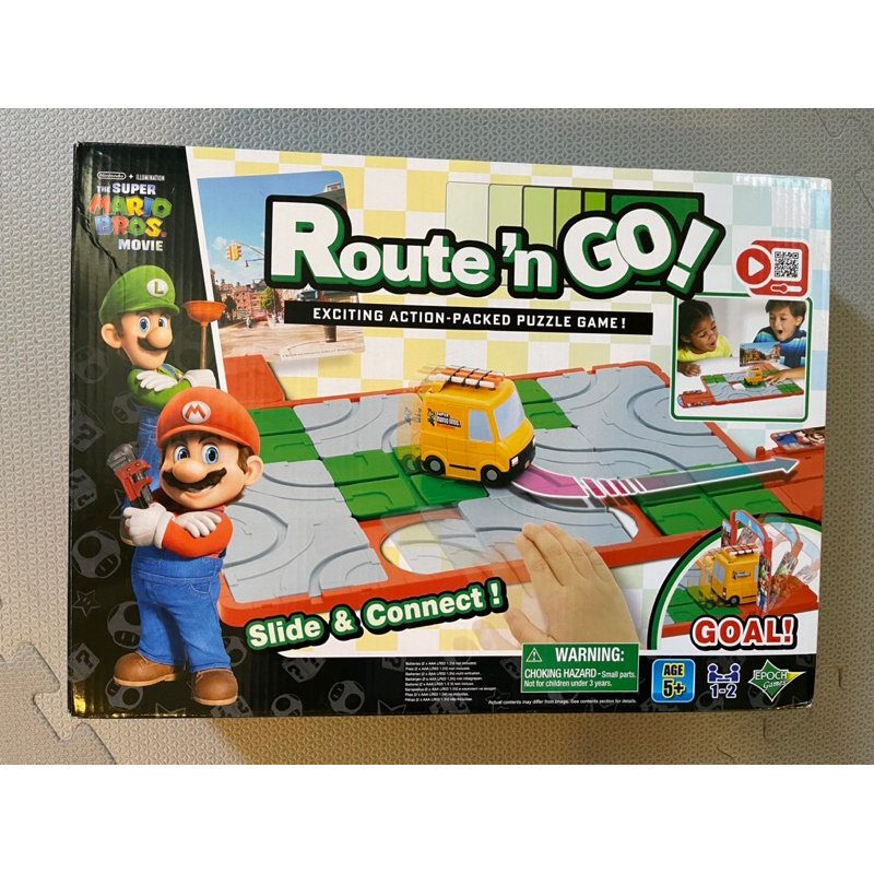 Super Mario瑪利歐 瑪利歐拼圖軌道車遊戲組Route’n go