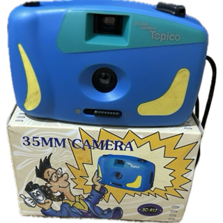 35MM CAMERA 藍色相機 SC-917 底片相機 傻瓜相機 相機玩具 全景/標準兩用相機