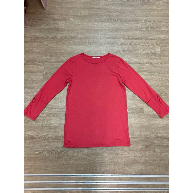 二手良品/AILIAN愛戀女性長袖上衣T恤（F）