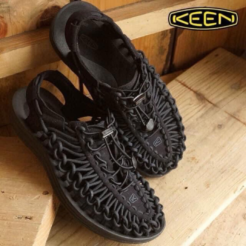 全新現貨不用等✔️ 保證㊣品 KEEN 女款 Women's UNEEK 編織涼鞋 黑色 #6=23cm，可快速出貨