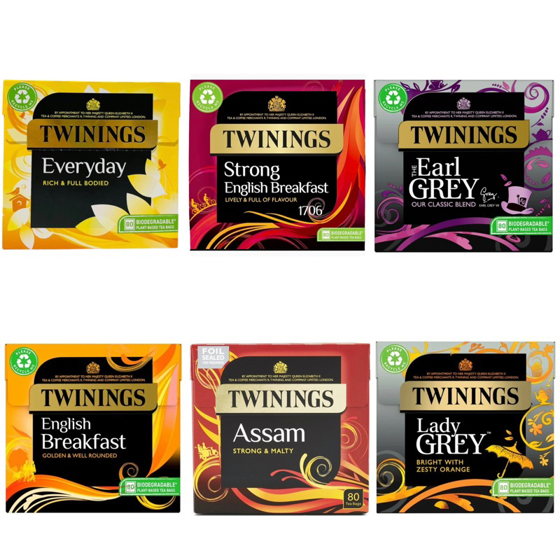 英國正品代購🇬🇧Twinings唐寧茶80入☕️每日茶 早餐茶 阿薩姆紅茶 伯爵 仕女伯爵