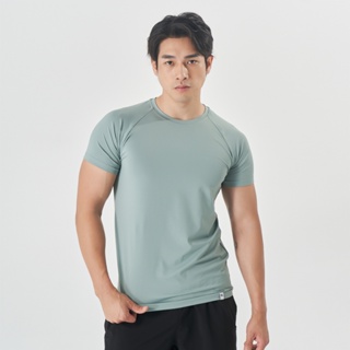 【GLADE.】Core 涼感抗UV訓練 男短袖上衣 (消光綠) Training Top 現貨