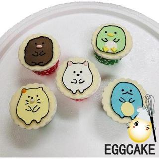 【艾格創意蛋糕】 ★ 宅配★ 平面角落生物杯子蛋糕 奶油蛋糕 生日蛋糕 造型蛋糕 角落生物蛋糕