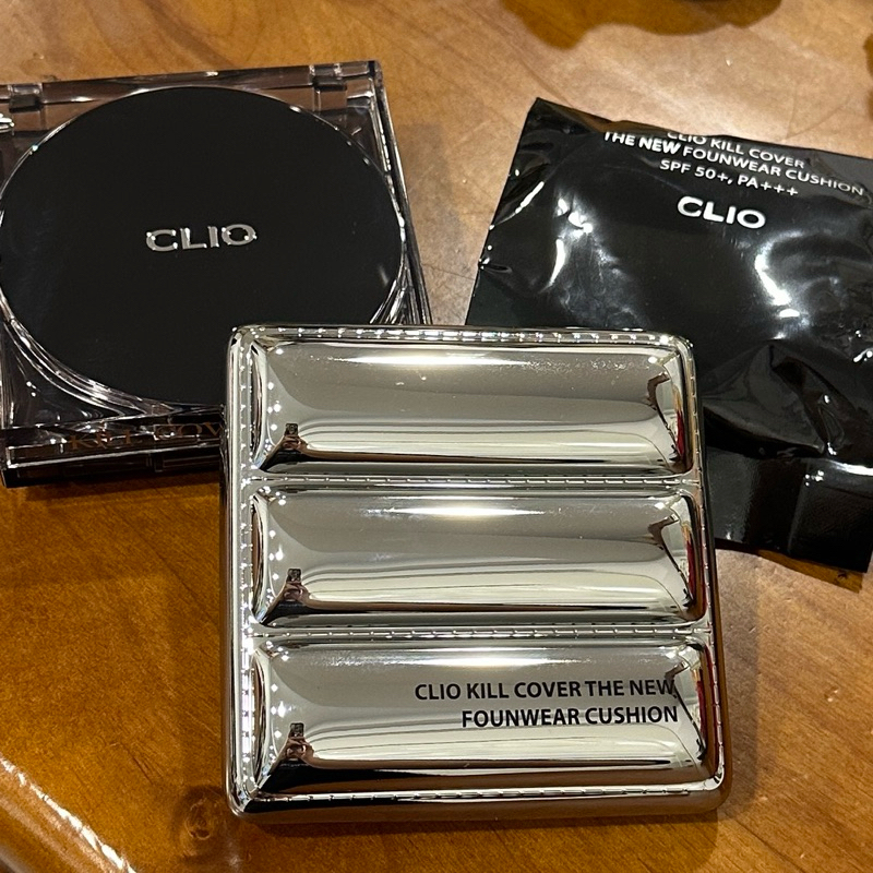 Clio黑方盒氣墊粉餅/Clio/氣墊/氣墊粉餅/黑方盒/皮銀套黑方盒