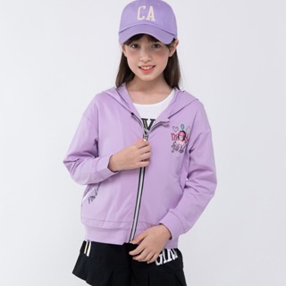 粉紅娜娜童裝💓紫色糖果色棉質連帽外套